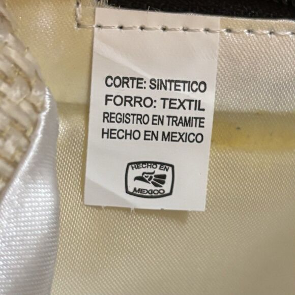 Mexican Maria Doll Backpack Straw Woven Bag Side Snaps Adjustable Straps - Picture 13 of 13